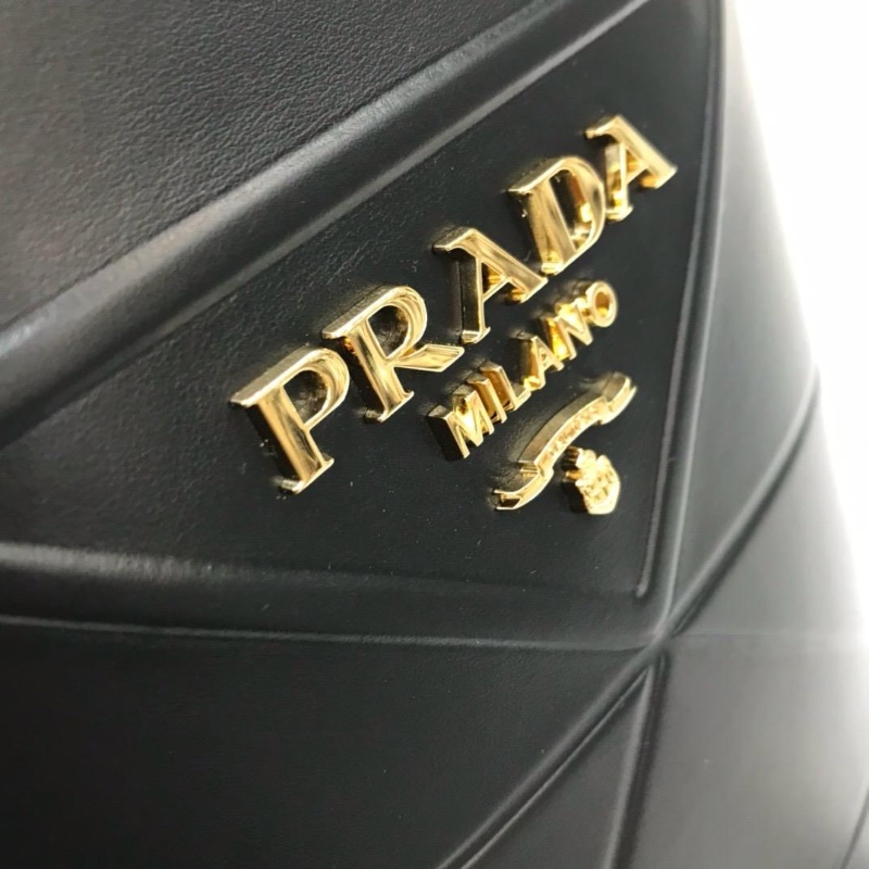 Prada bucket black bag-5