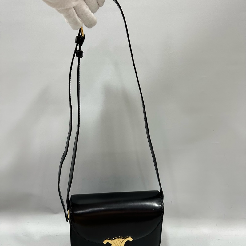celine 110413 凱旋門金釦斜背包 Teen triomphe-25