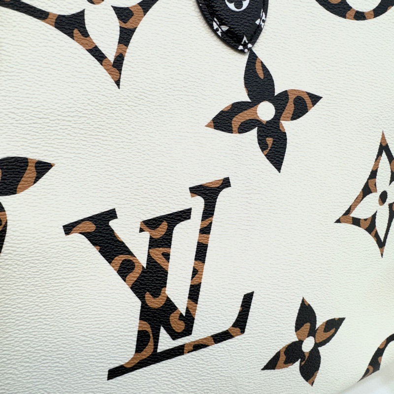 LV橘白叢林系列OntheGo GM手提托特包 M44675-10