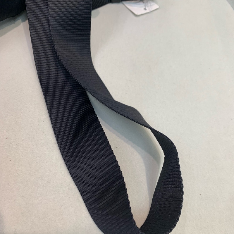 Prada 日字袋 黑色 降傘料 斜背包 I234-37