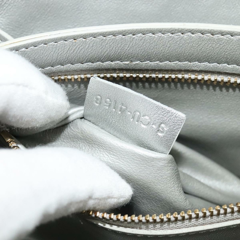 【日本直送】CELINE 鏈條單肩包 皮革 銀色 黑金 正品 120162-11