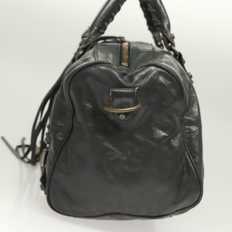【日本直送】BALENCIAGA Zizy 手提包 皮革 2 款 黑色 128523 正品 sw763-2