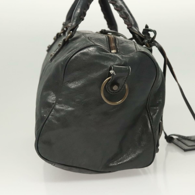 【日本直送】BALENCIAGA Zizy 手提包 皮革 2 款 黑色 128523 正品 sw763-3