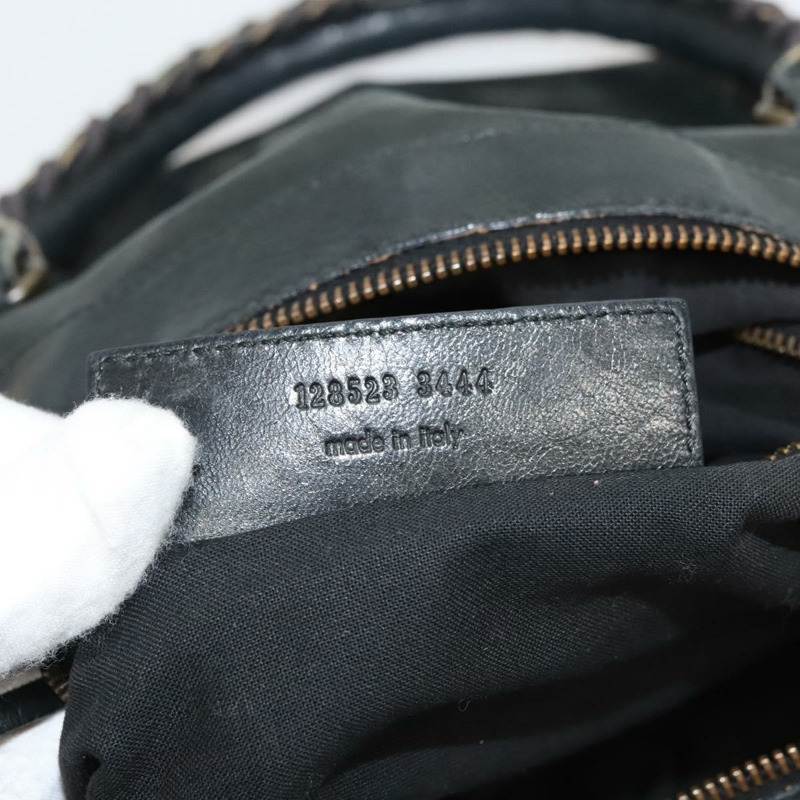 【日本直送】BALENCIAGA Zizy 手提包 皮革 2 款 黑色 128523 正品 sw763-11
