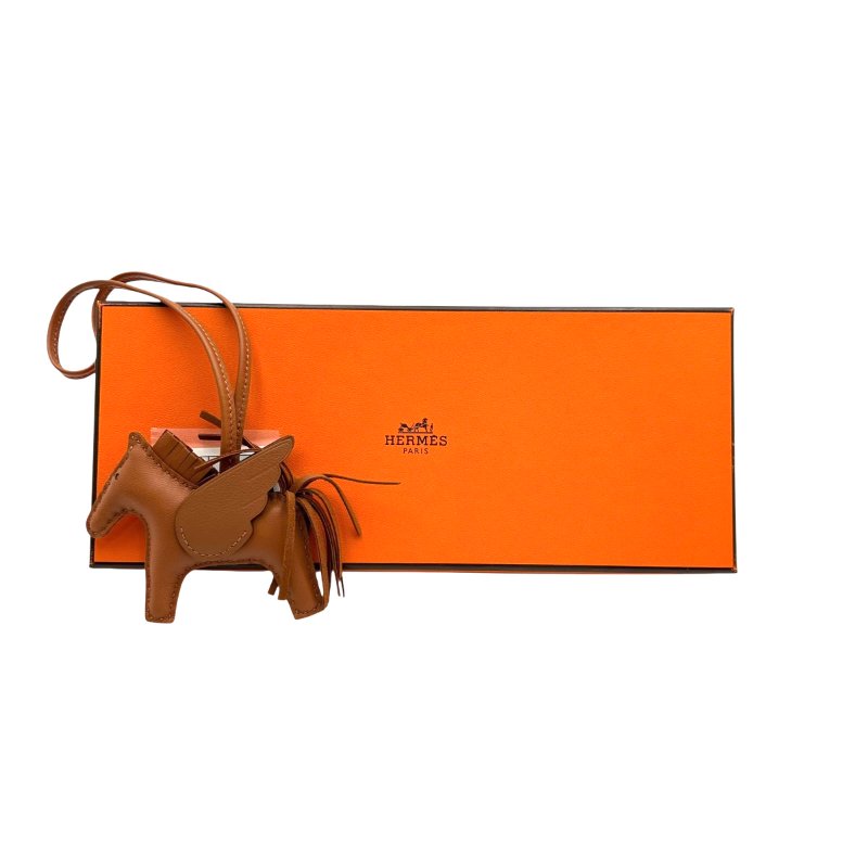 【美收精品】Hermès 茶色小飛馬吊飾 B-274【隔月月中將轉賣至日本 上架期限30天】-7