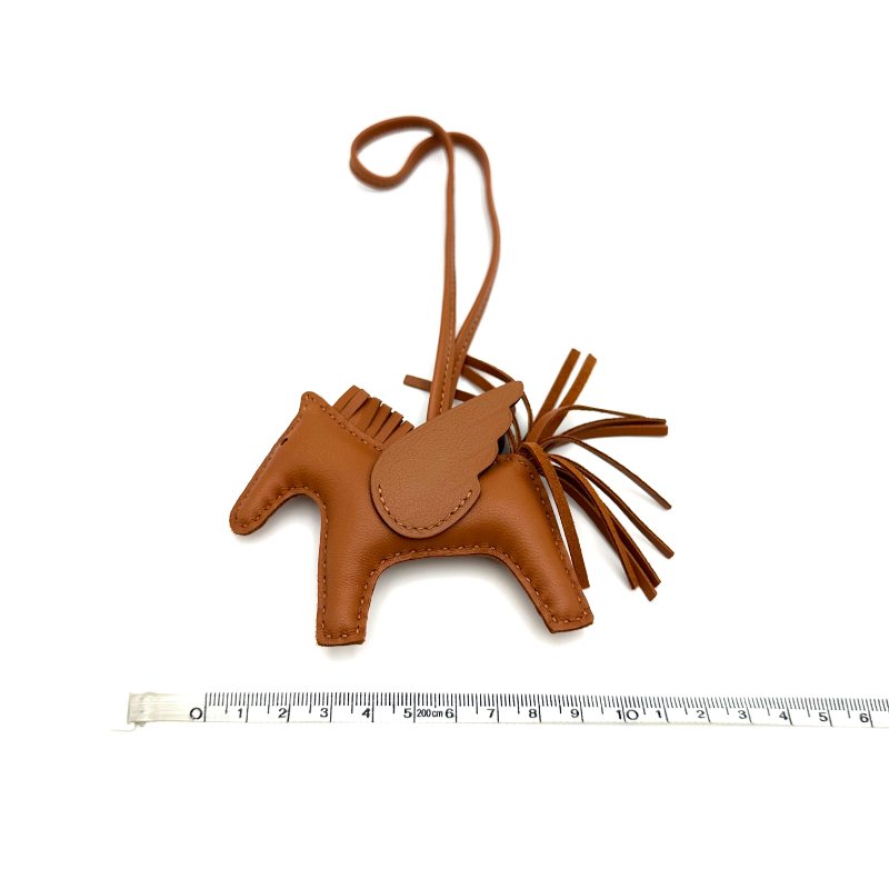 【美收精品】Hermès 茶色小飛馬吊飾 B-274【隔月月中將轉賣至日本 上架期限30天】-8