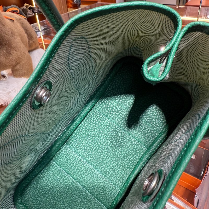✨持有香港正品正貨標籤(只做全新)✨ Hermes Mini Garden Party 23 中綠/寶石綠-4