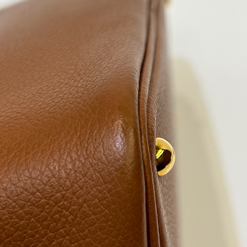 Hermes 37金棕 Evercolor 金釦 mini Bolide-4