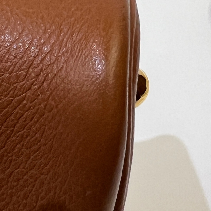 Hermes 37金棕 Evercolor 金釦 mini Bolide-5