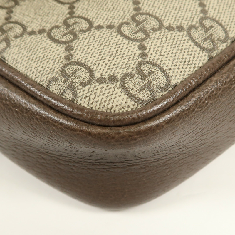 GUCCI 塗層帆布Ophidia GG金扣肩背袋-5