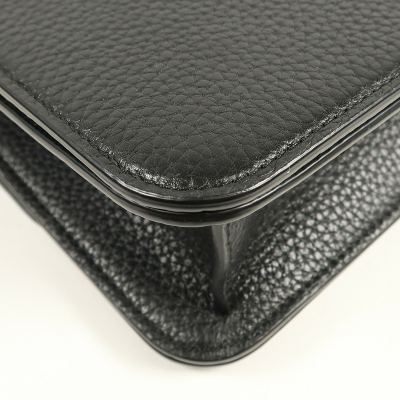 COACH 牛皮皮革Shoulder Bag金扣肩背袋-7
