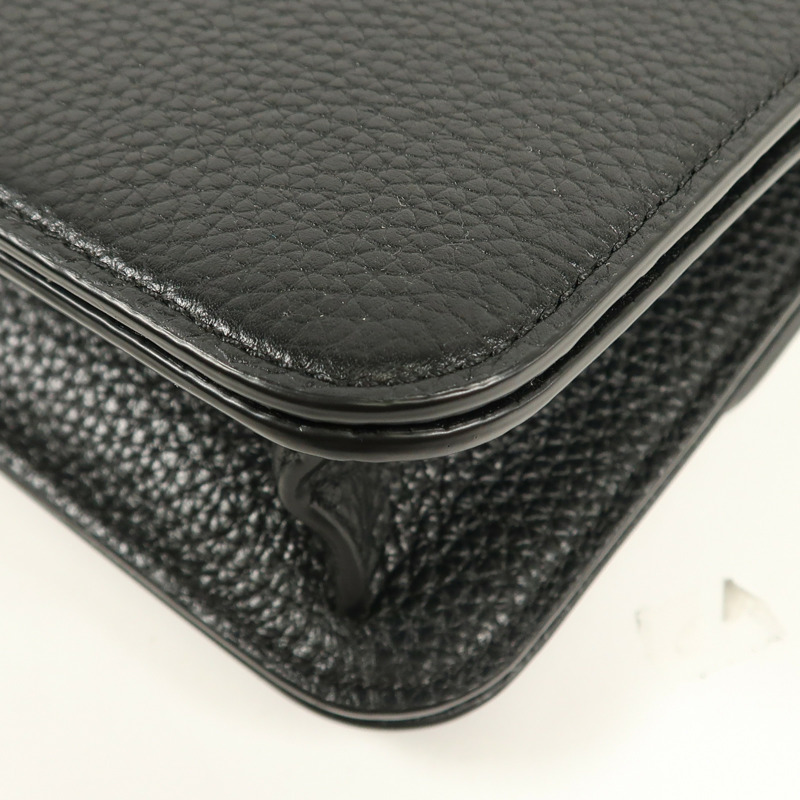 COACH 牛皮皮革Shoulder Bag金扣肩背袋-8