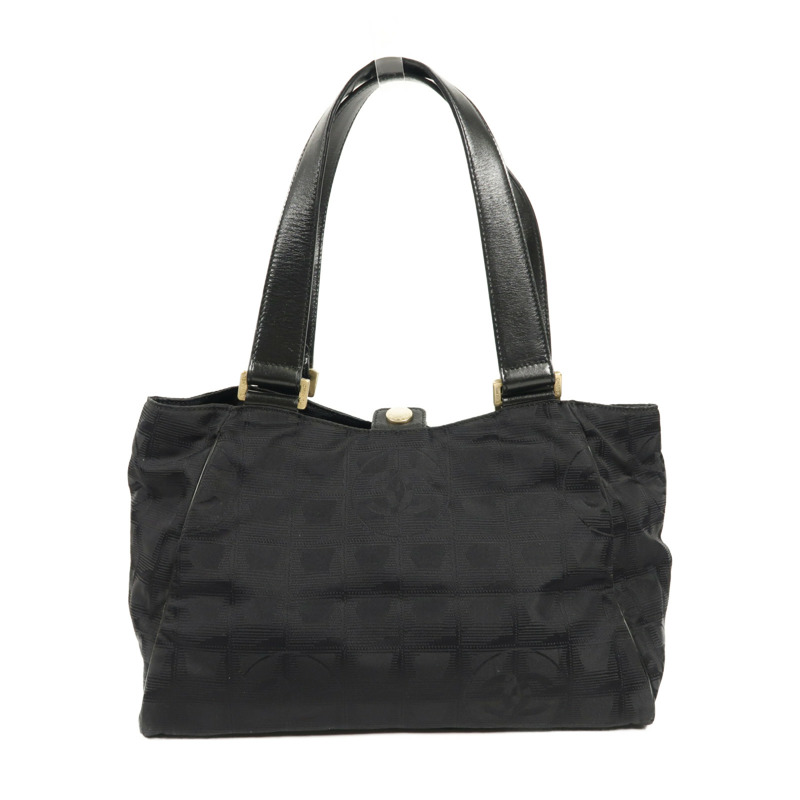 CHANEL 尼龍New Travel Line Tote Bag金扣手挽袋-1