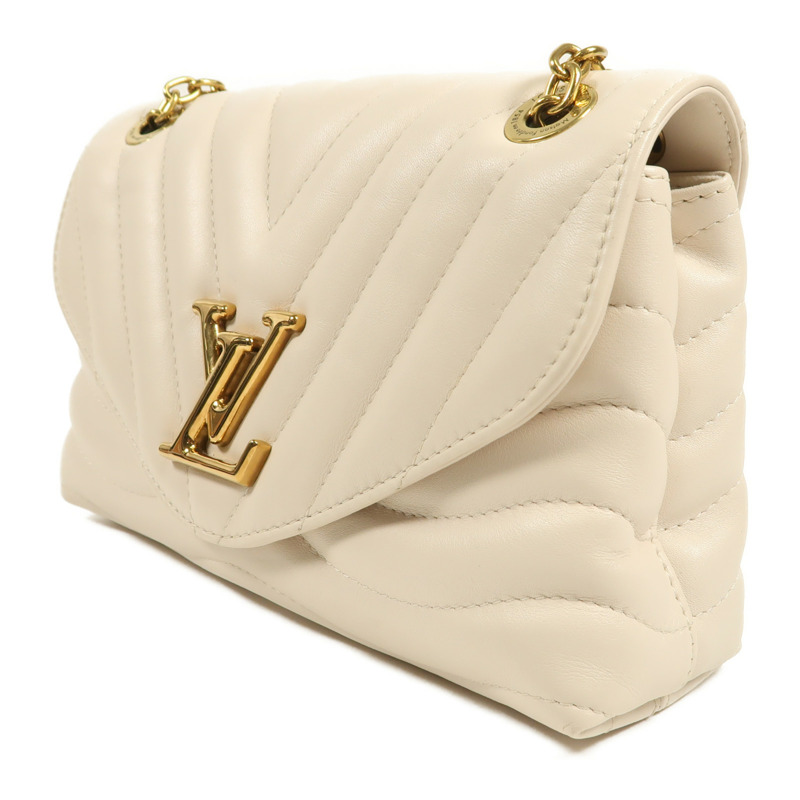 LOUIS VUITTON 牛皮皮革New Wave PM金扣肩背袋-2