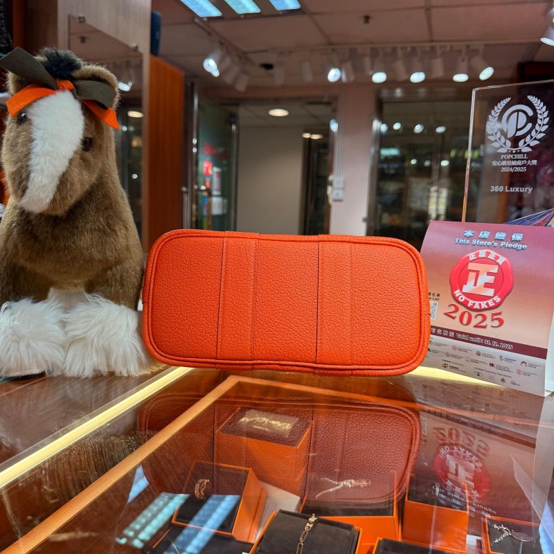 ✨持有香港正品正貨標籤(只做全新)✨ Hermes Sac Neo Garden Party 23 橙色-2