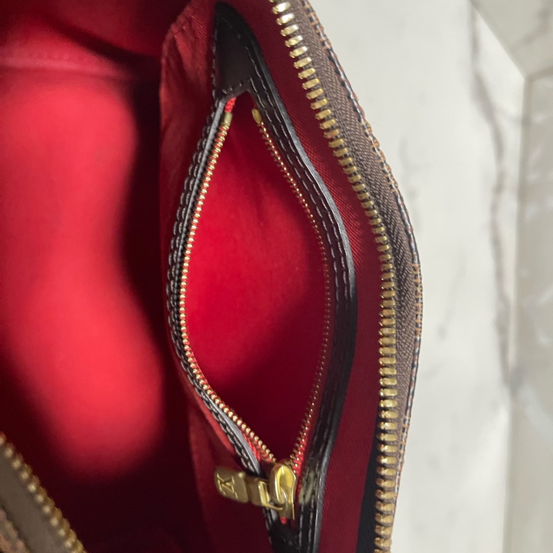 lv speedy 25 棋盤格 背帶款-6