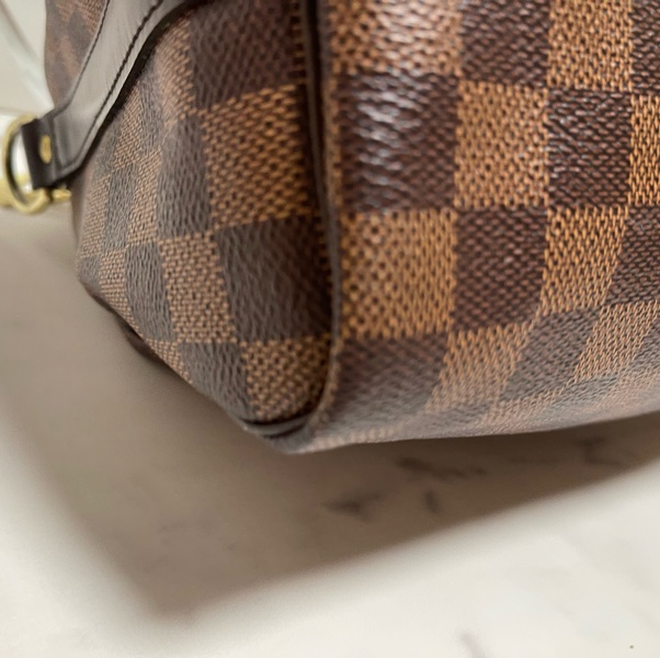 lv speedy 25 棋盤格 背帶款-10
