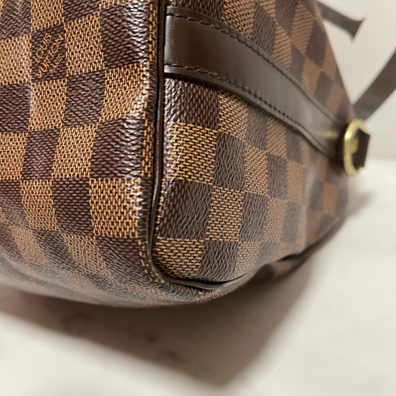lv speedy 25 棋盤格 背帶款-12
