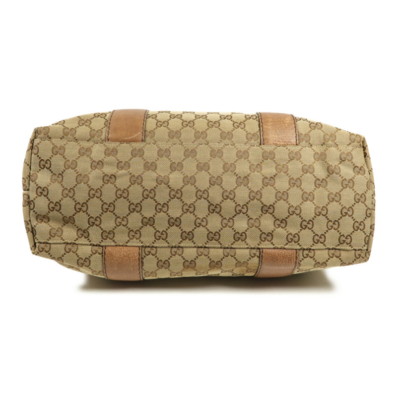 GUCCI 帆布Tote Bag Canvas銀扣手挽袋-3