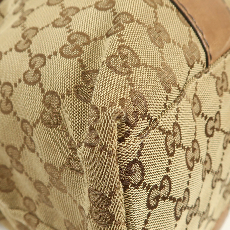GUCCI 帆布Tote Bag Canvas銀扣手挽袋-5