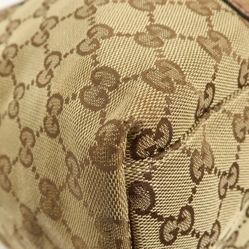 GUCCI 帆布Tote Bag Canvas銀扣手挽袋-7