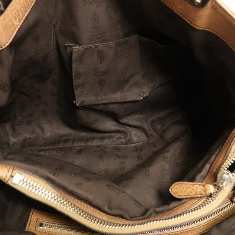 GUCCI 帆布Tote Bag Canvas銀扣手挽袋-13