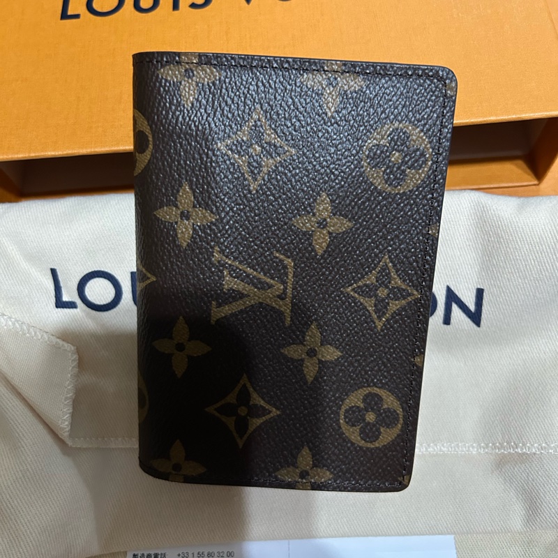LV 老花粉色金扣短夾/名(卡)零錢-6