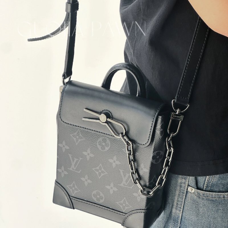 Lv Steamer nano mini 黑花,男女同款 全新 配件塵袋盒子購證-1