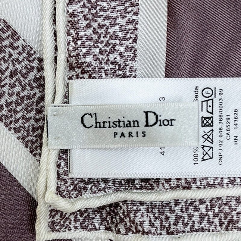 DIOR 全新桑蠶絲蝴蝶印花雙面絲巾-6