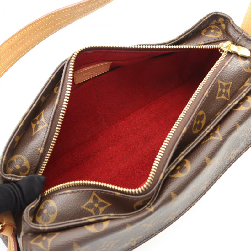LOUIS VUITTON Vivacite 中型單肩包 M51164 字母帆布 二手 LV-2