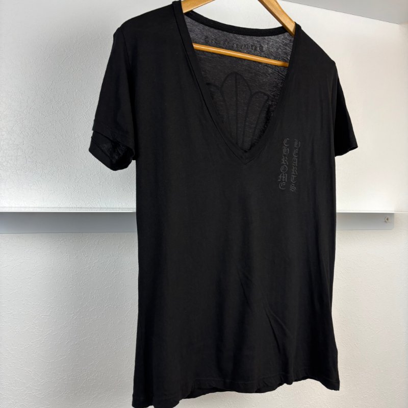 ::Chrome Hearts:: 克羅心十字架 黑色短袖-1