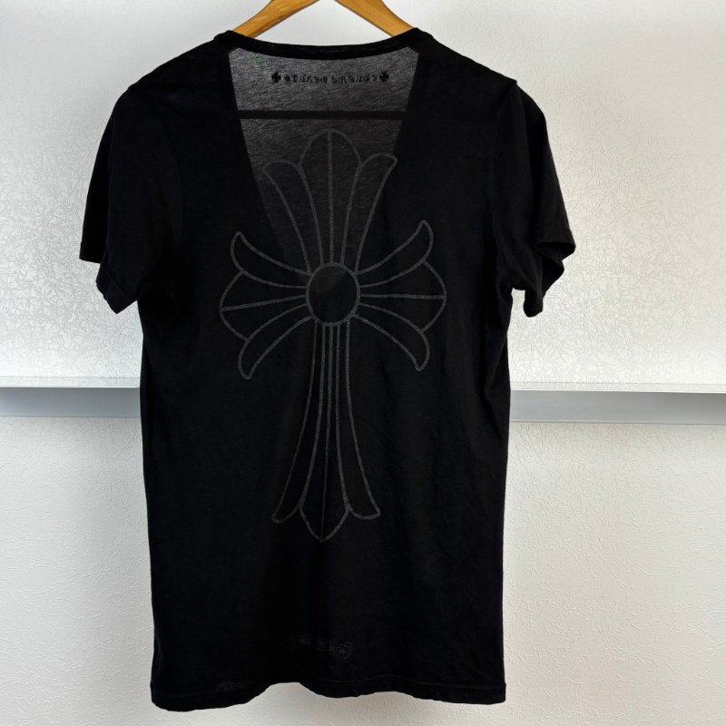 ::Chrome Hearts:: 克羅心十字架 黑色短袖-2