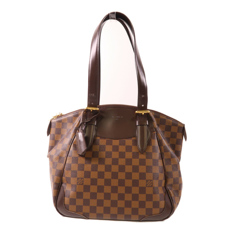 LOUIS VUITTON Damier Verona GM金扣肩背袋-0