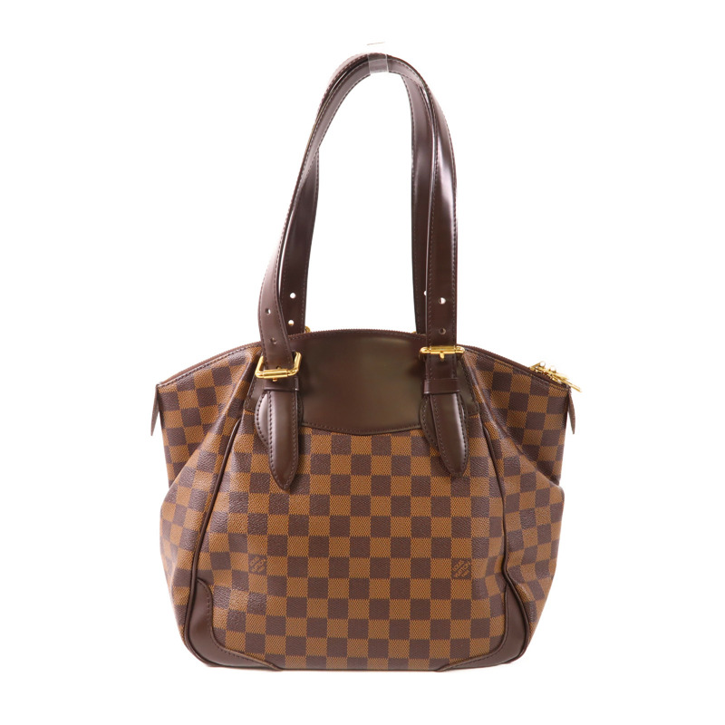 LOUIS VUITTON Damier Verona GM金扣肩背袋-1