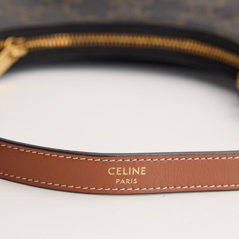 Celine mini ava老花腋下包-17