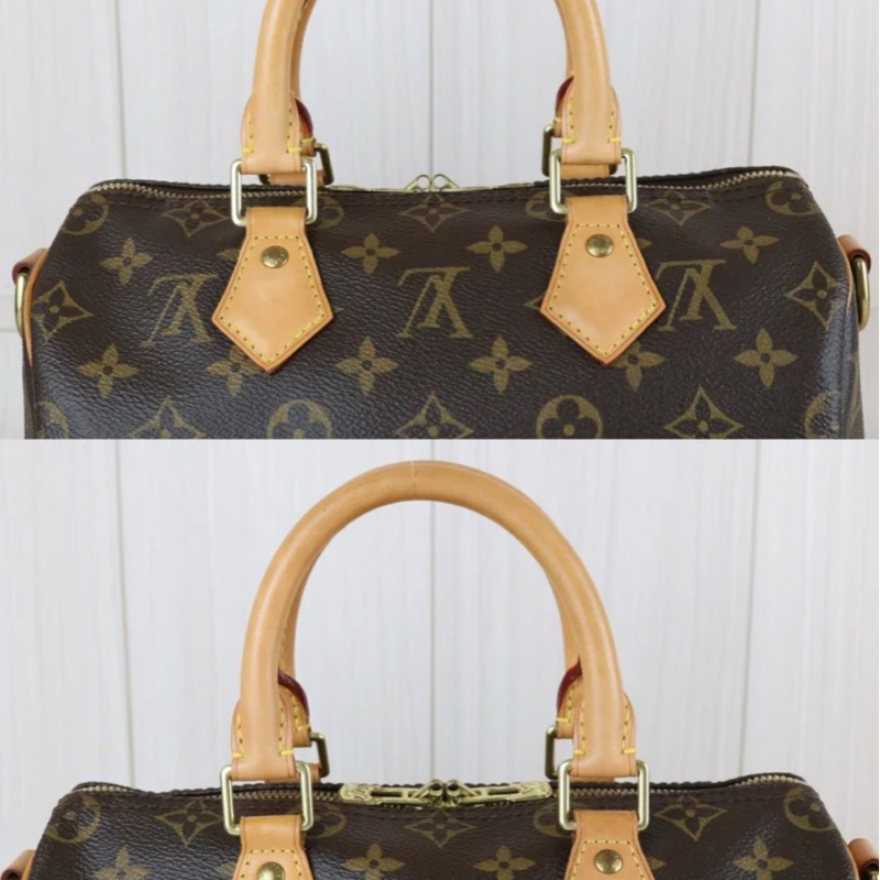「JL精品代購」LV speedy 25 (有肩背帶)-10