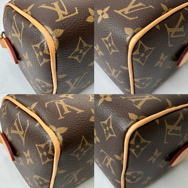 LV Speedy 20老花波士頓包-10