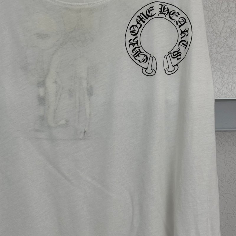 問問🪳去專櫃買::Chrome Hearts:: 克羅心 x MATTY BOY  白色厚塗鴉背心-2