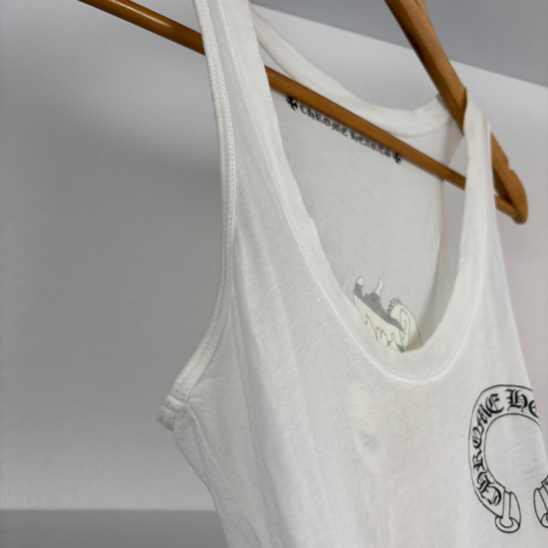 問問🪳去專櫃買::Chrome Hearts:: 克羅心 x MATTY BOY  白色厚塗鴉背心-9