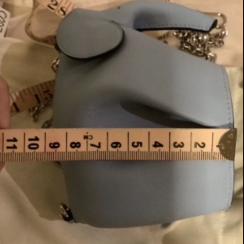 Loewe 大象包Elephant Pouch in classic calfskin小廢包-13