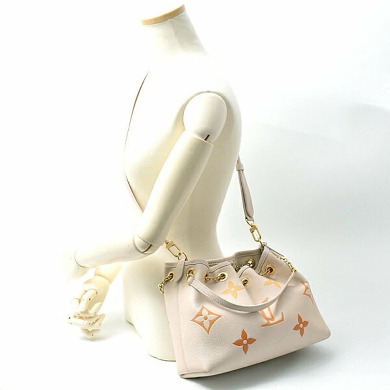 路易威登女 Monogram Empreinte LV 夏季套裝手提包單肩包米色 M46545-8