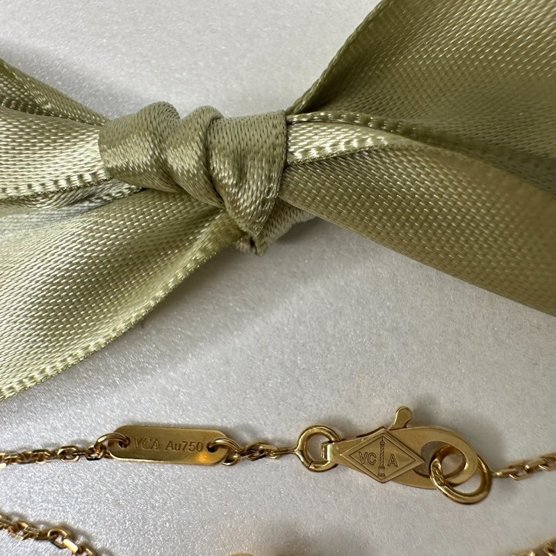 梵克雅寶 VCA Frivole 18K金迷你款鑽石手鍊-7