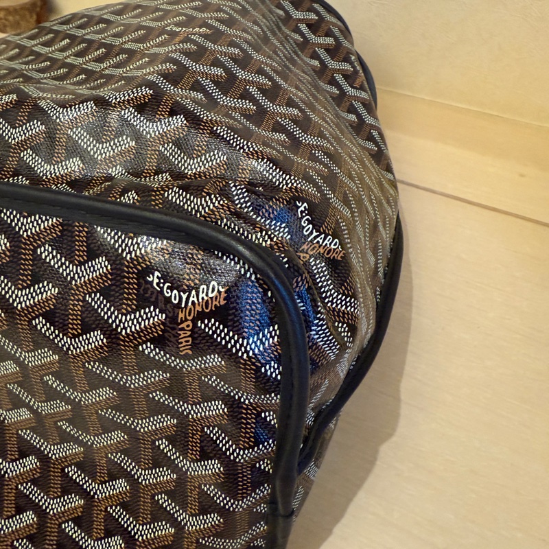 【售】Goyard Anjou PM 黑色｜雙面款｜近全新 八成新-7