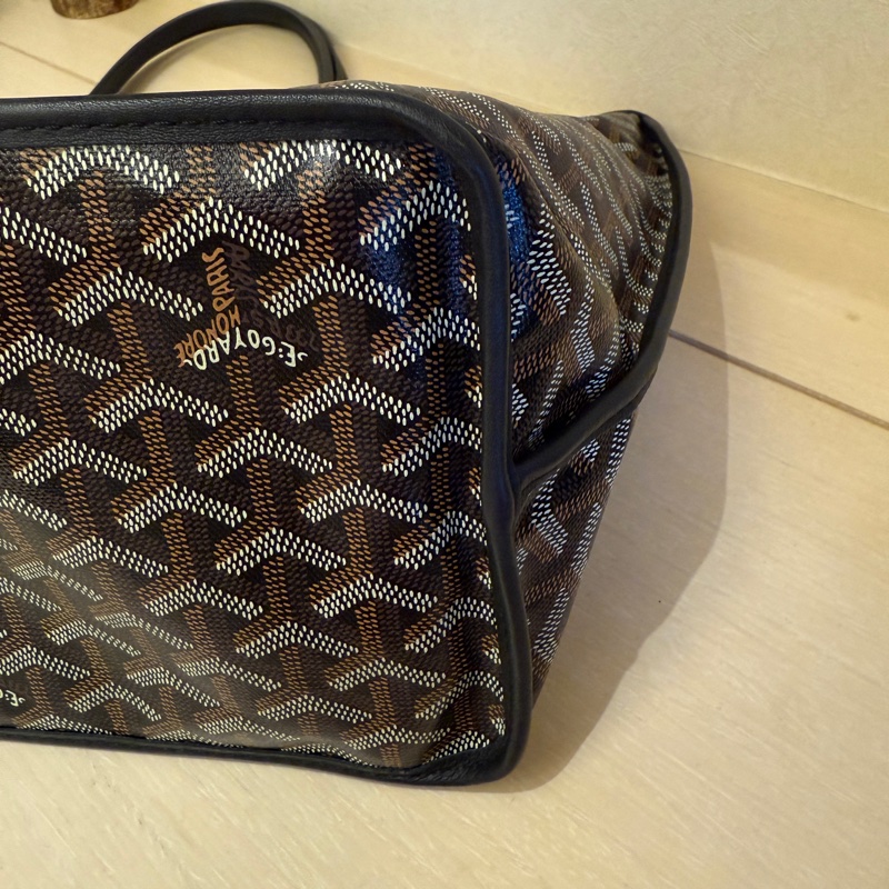 【售】Goyard Anjou PM 黑色｜雙面款｜近全新 八成新-9