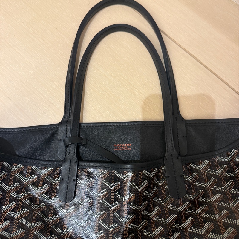 【售】Goyard Anjou PM 黑色｜雙面款｜近全新 八成新-14