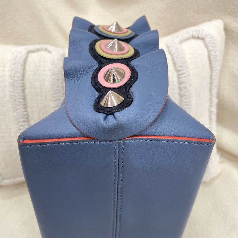 Fendi By The Way 藍色斜挎包-9