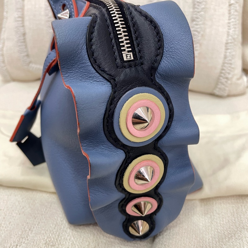 Fendi By The Way 藍色斜挎包-17