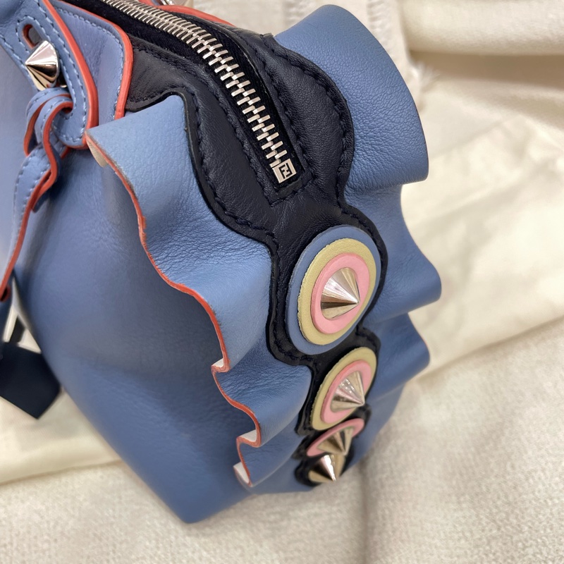 Fendi By The Way 藍色斜挎包-18