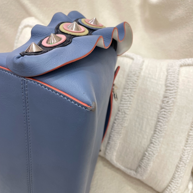 Fendi By The Way 藍色斜挎包-24