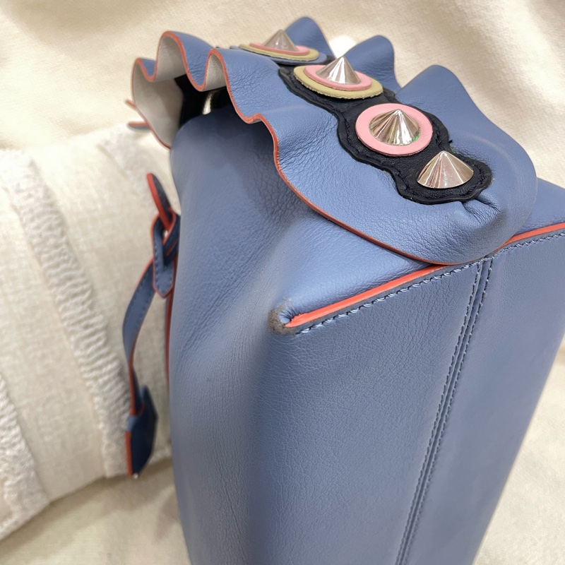 Fendi By The Way 藍色斜挎包-25